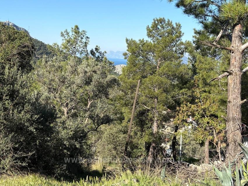 1000 M² Großes Grundstück Mit Meerblick Im Wohngebiet Gökbel Village Zu Verkaufen