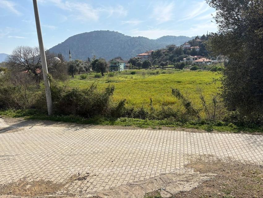 2.023 M² Großes Grundstück In Çandır Village, Köyceğiz, Zu Verkaufen, Mit Miteigentum Und Freiwilliger Aufteilung.