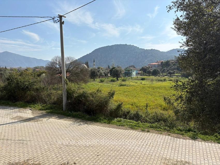 2.023 M² Großes Grundstück In Çandır Village, Köyceğiz, Zu Verkaufen, Mit Miteigentum Und Freiwilliger Aufteilung.