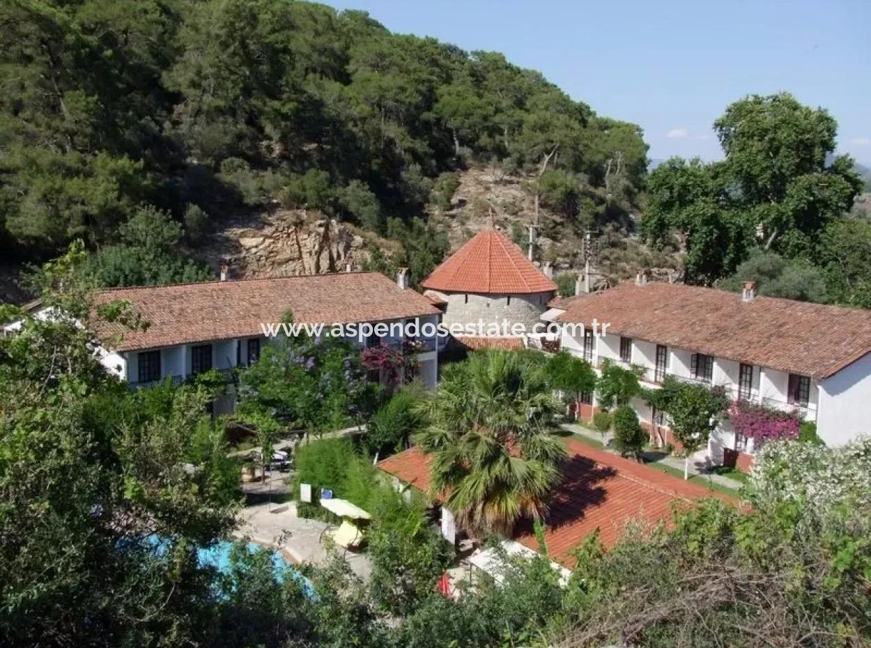 5000M2 In Dalyan-Köycegiz, Dalyan, Dalyan Immobilien-Hotel Zum Verkauf Mit 30 Zimmern, Auf Einem Grundstück