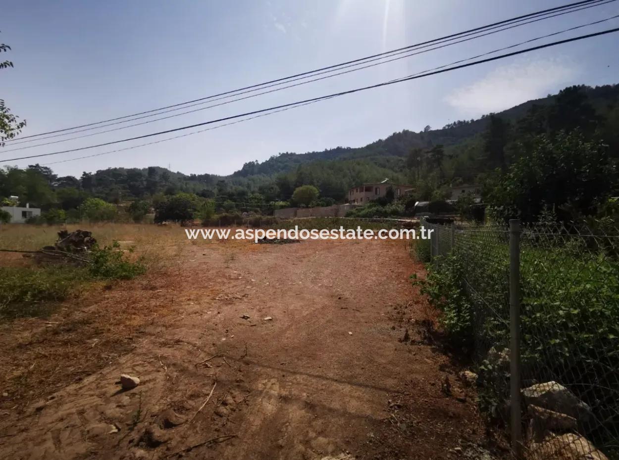 1245M2 Zonierungsgrundstück Zum Verkauf In Marmaris Çamlı