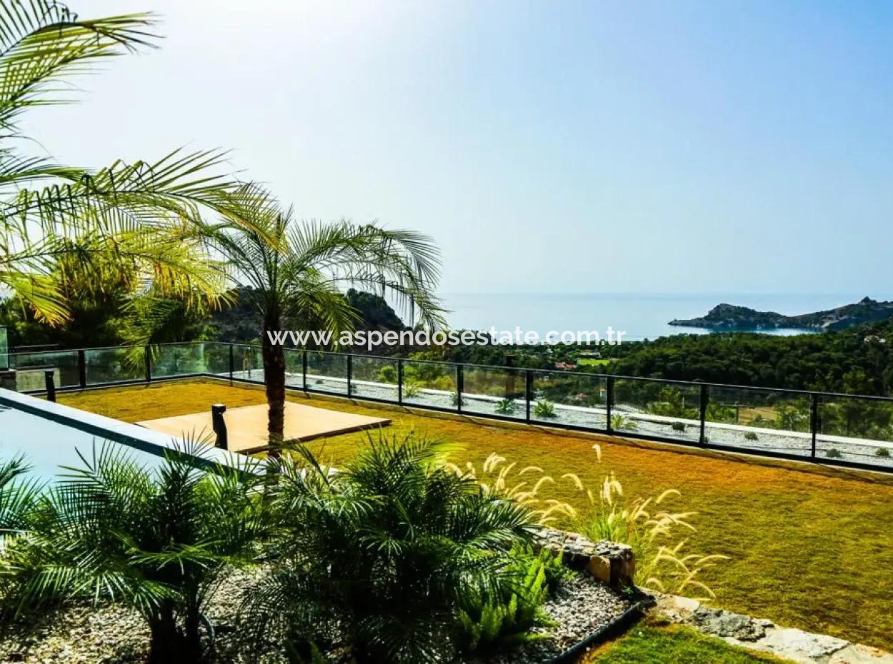 Steinvilla Zum Verkauf Mit Meerblick In Sarigerme