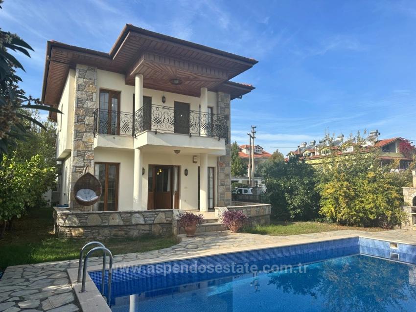 4+1 Villa For Sale On A 500M2 Plot Close To Dalyan Center