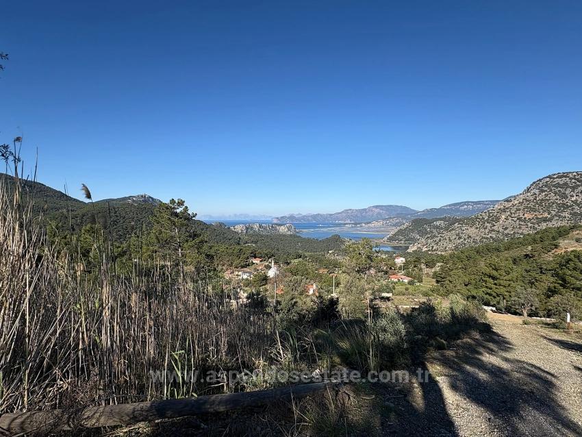 1000M2 Land For Sale With Sea View In Gökbel Village Residential Area