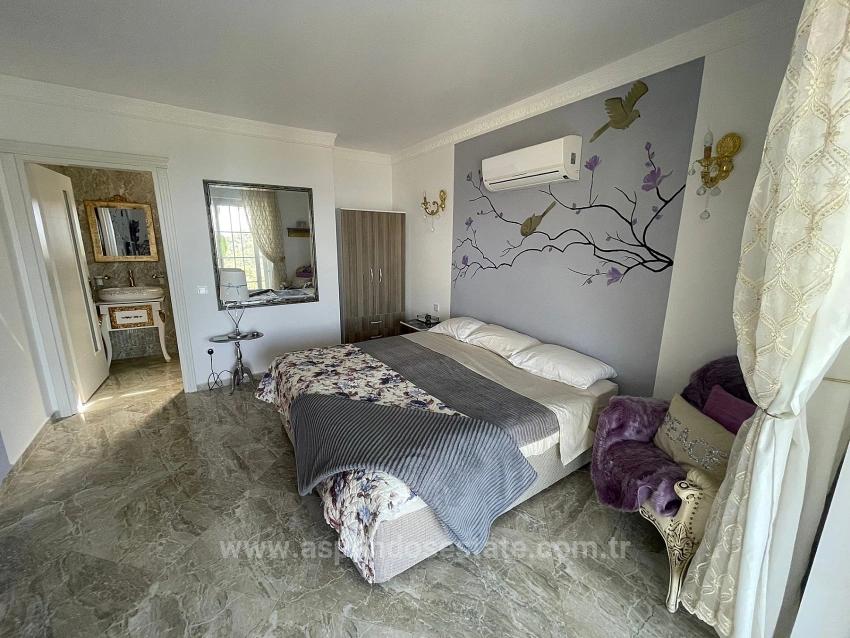 Vip Villa For Sale In Gökbel, On A 5000M2 Plot With Full Sea View.