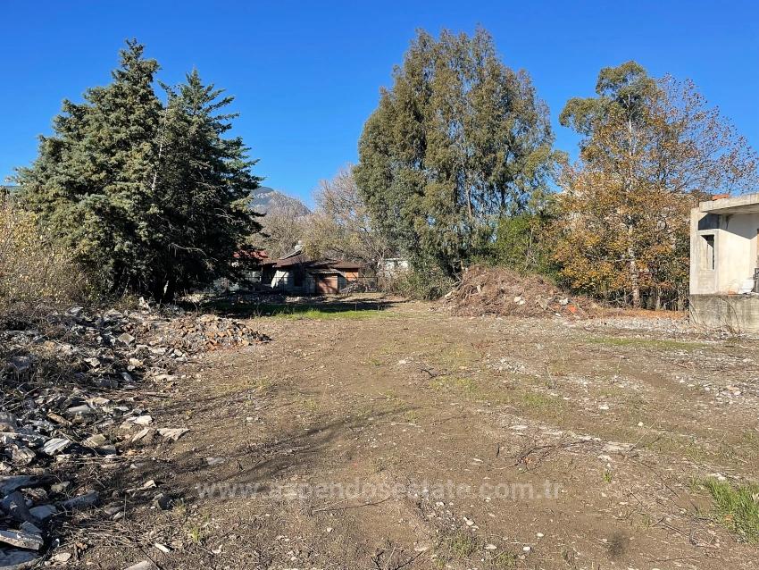 9,037 M² Plot Of Land For Sale In Dalyan Gülpınar, Right On The Main Road.