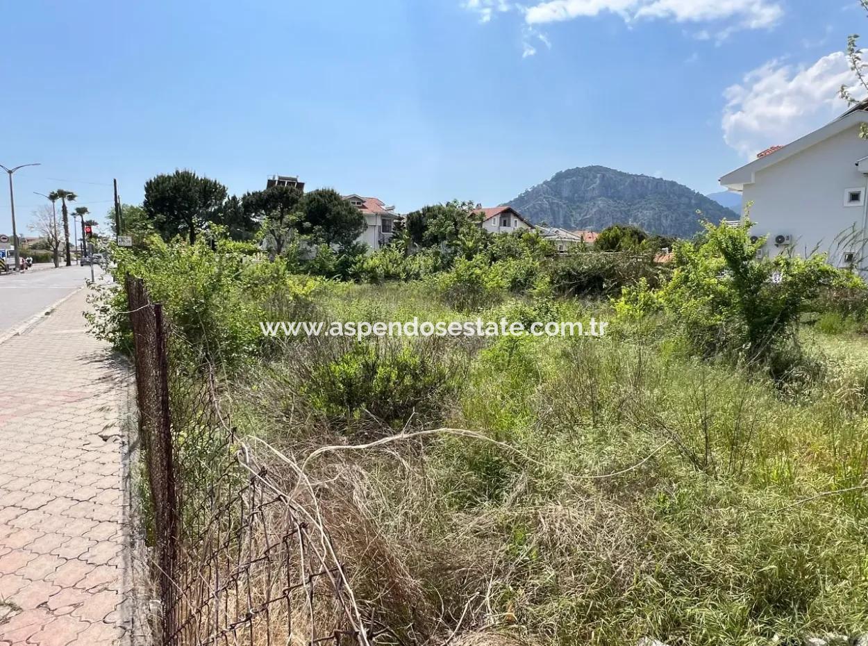 916M2 Commercial And Residential Zoned Land For Sale On The Main Road In Dalyan Gülpınar