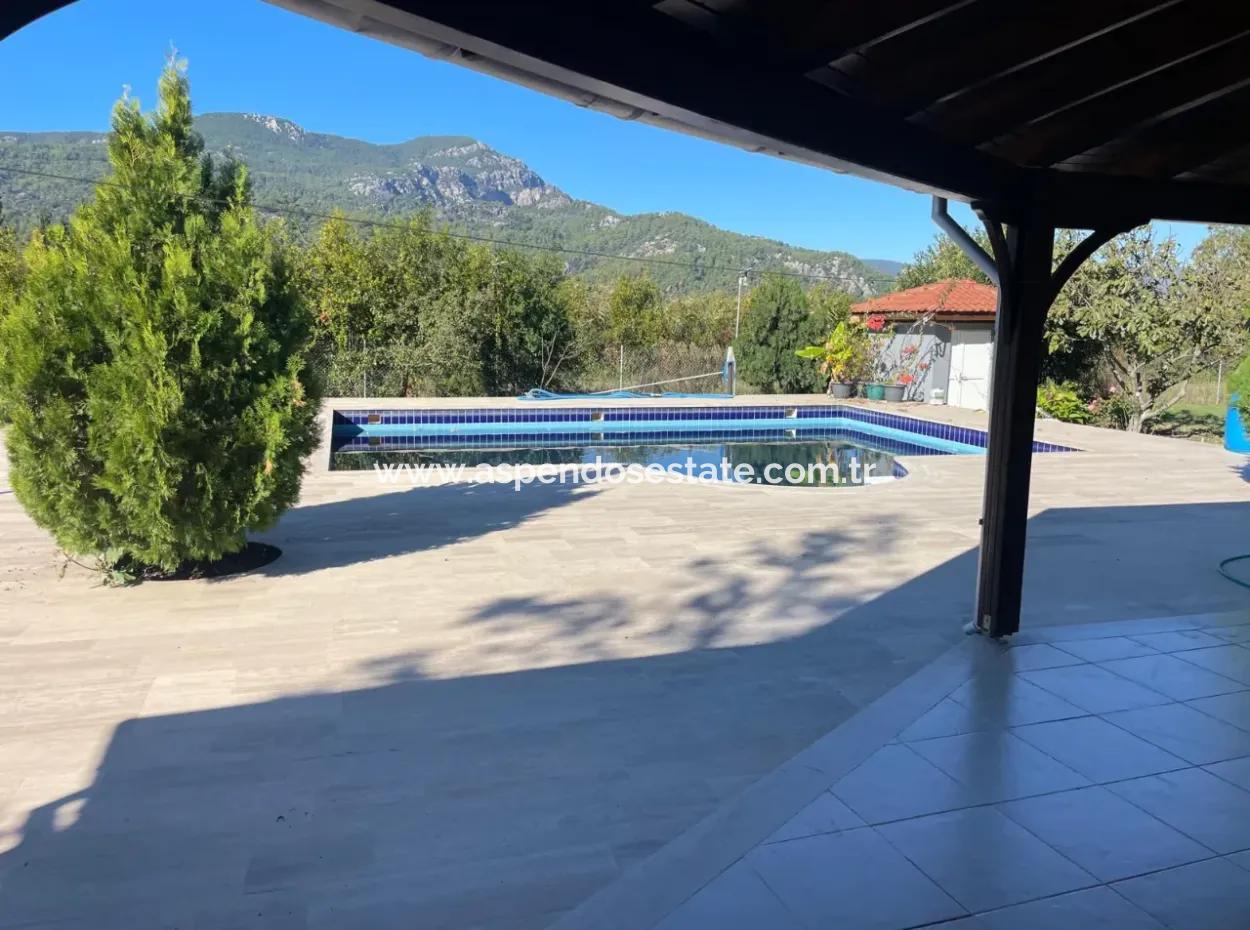 4 2 Villas For Sale In A Plot Of 6000M2 In Dalyan Gulpinar