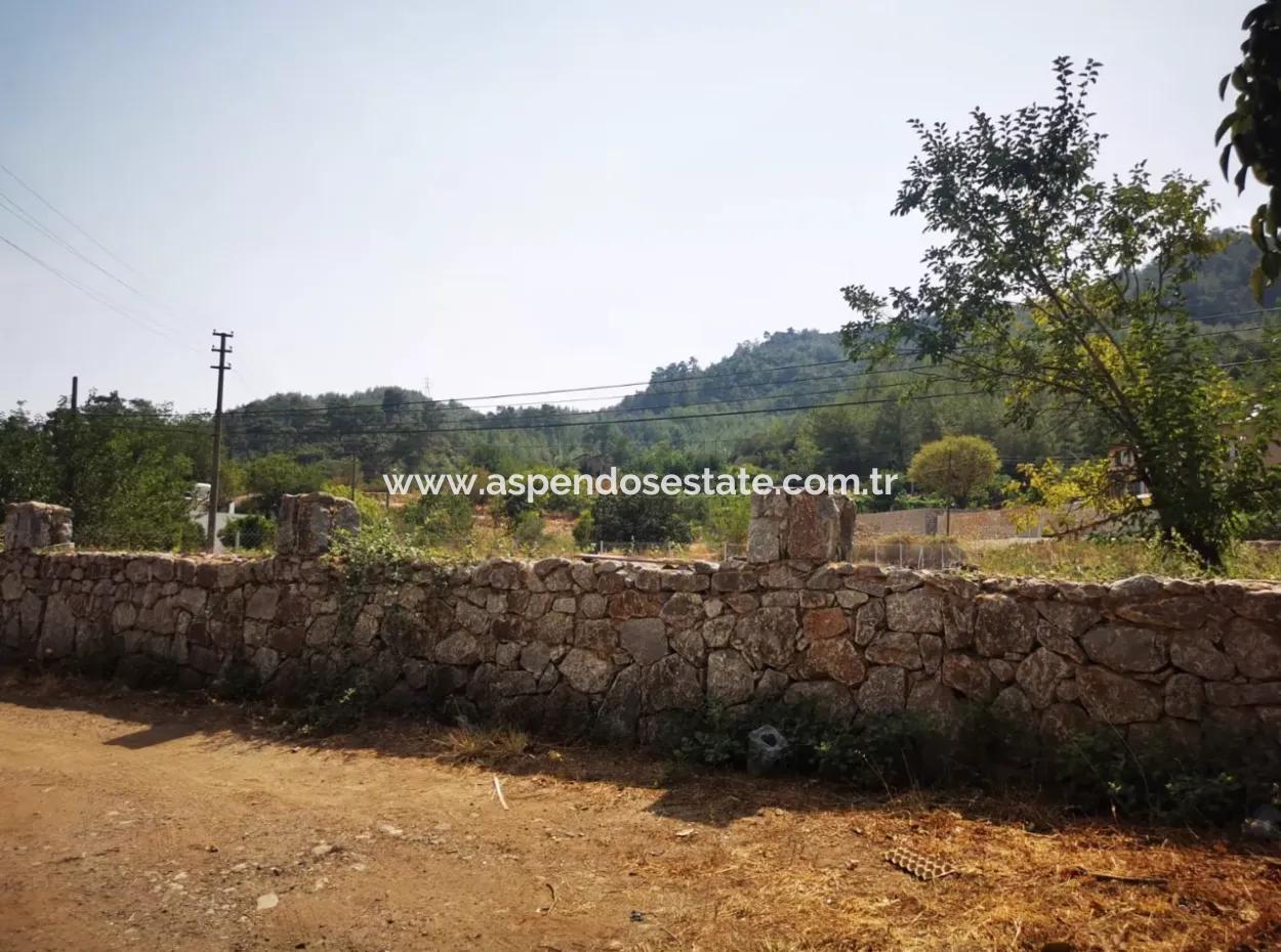 1245M2  Land For Sale In Marmaris Çamlı