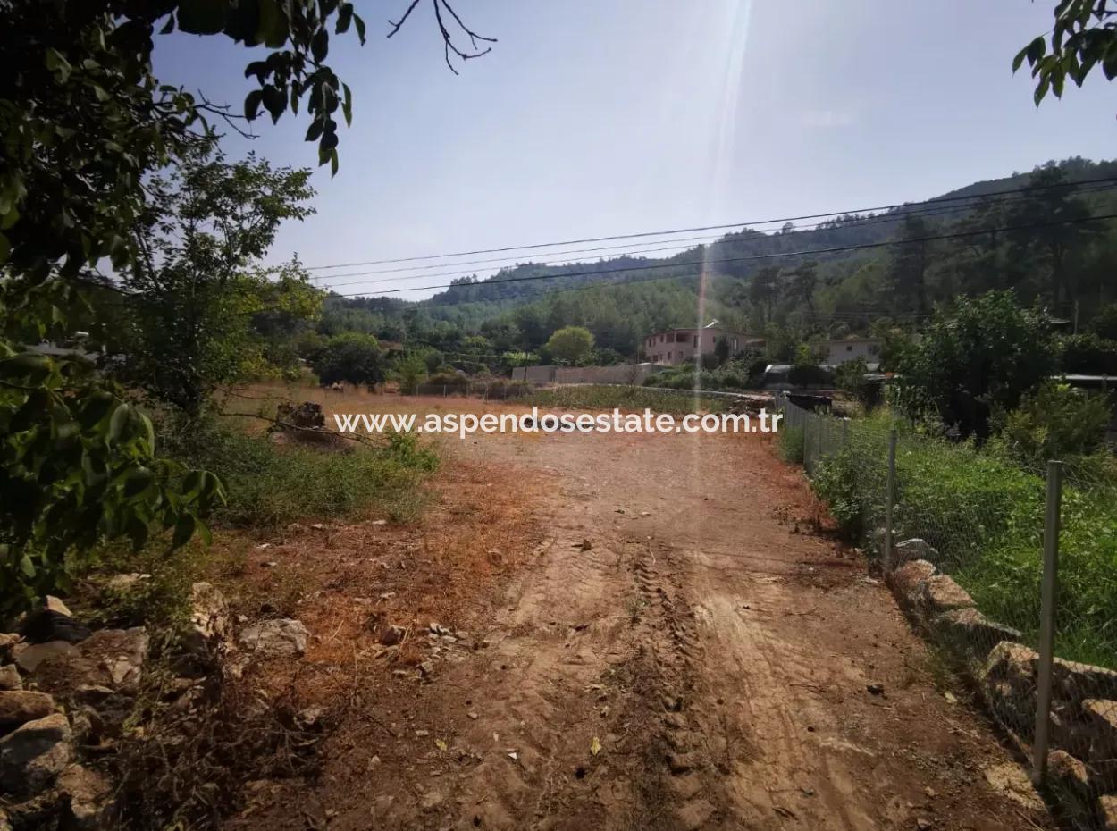 1245M2  Land For Sale In Marmaris Çamlı