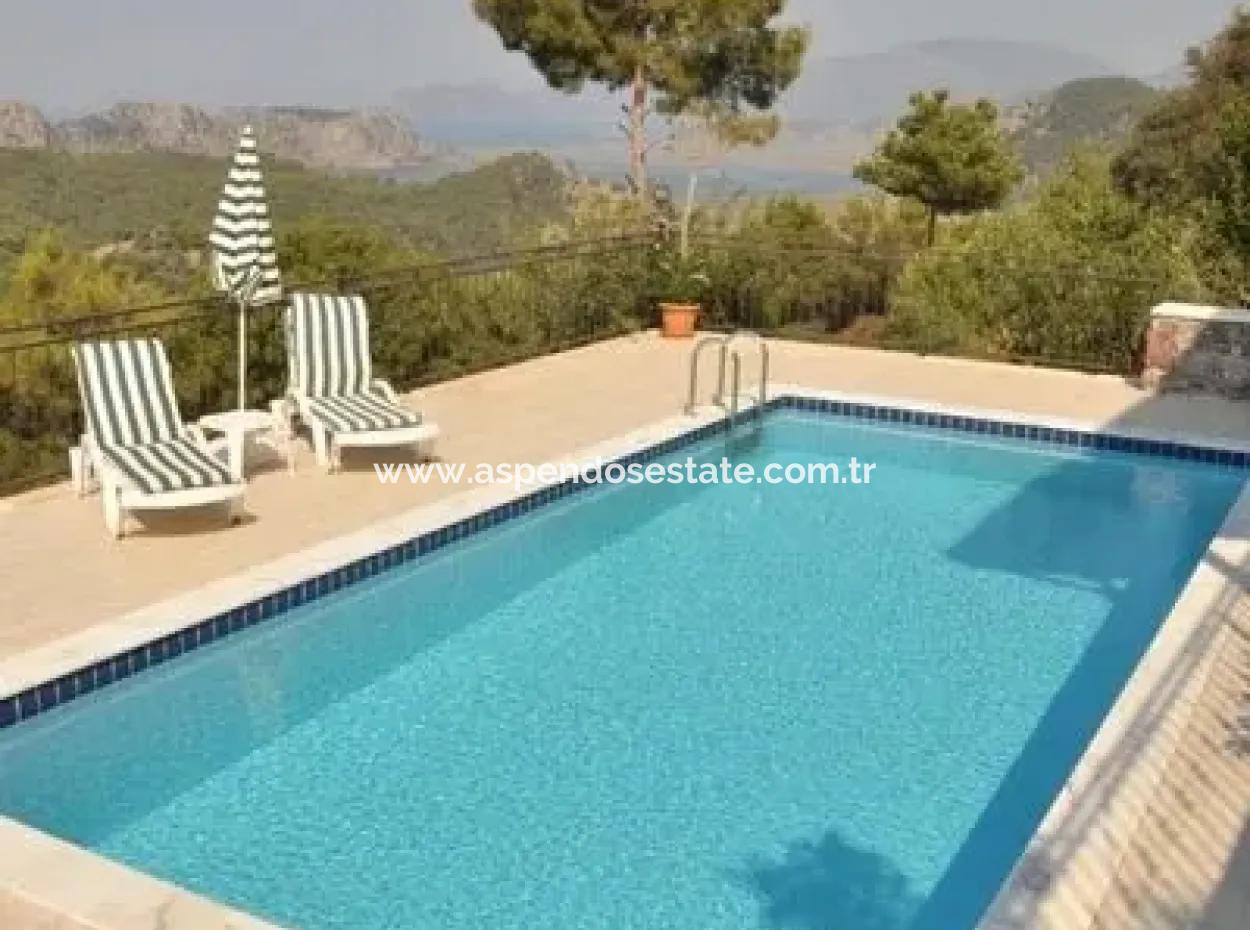Villa Gokbel Dalyan Iztuzu Villa For Sale With Full Sea View For Sale In Gokbel