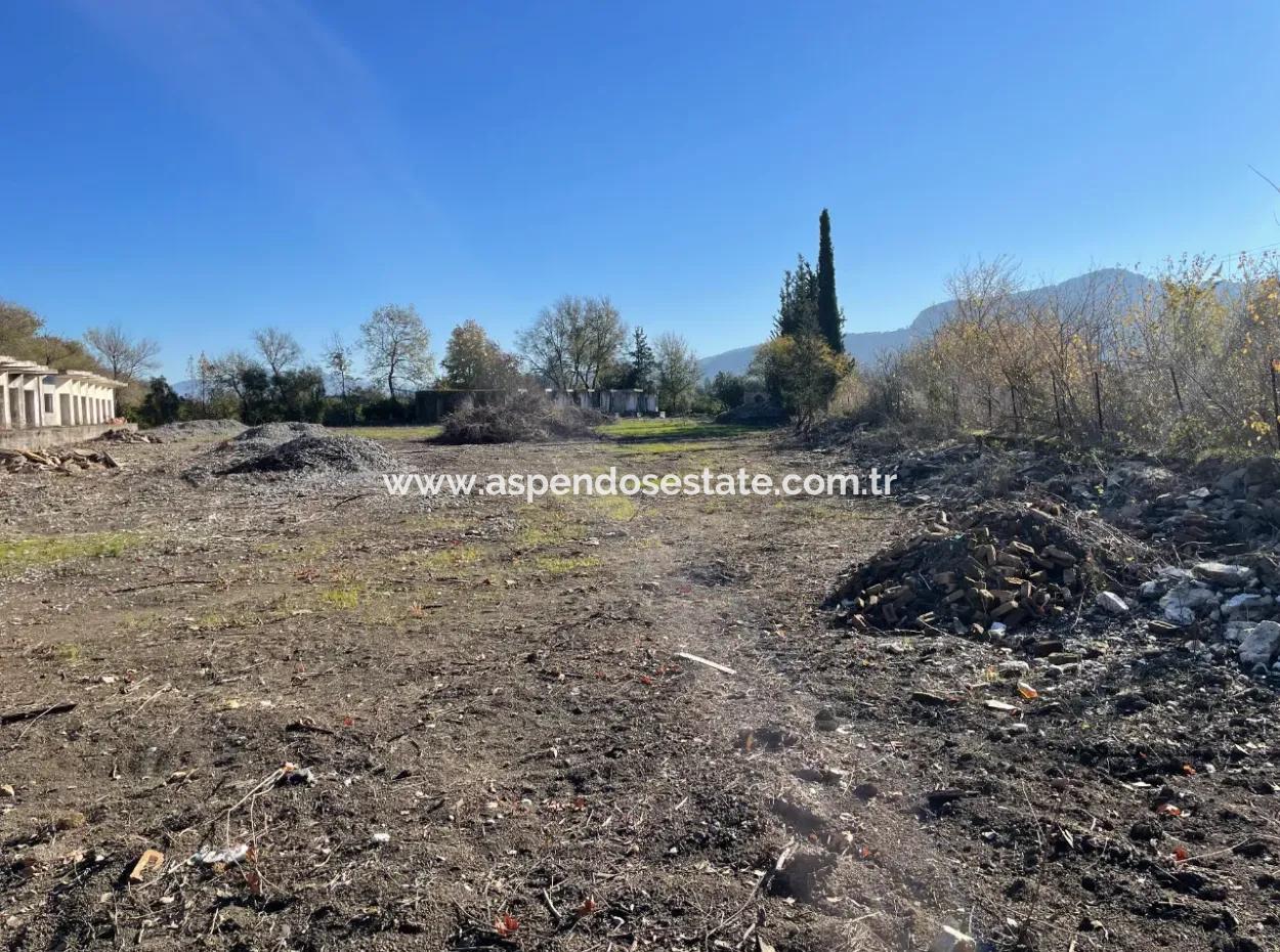 Land For Sale In Dalyan Gülpınar On The Main Road 9,037M2