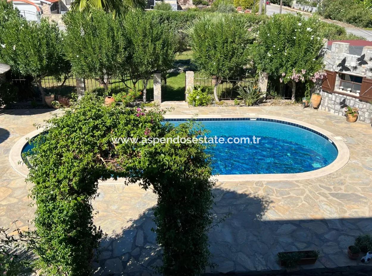 Stone Villa For Sale In A 580M2 Plot In Gulpinar, Dalyan