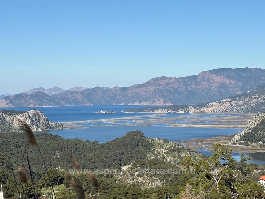 Продается Земельный Участок Площадью 1000 М2 С Видом На Море В Жилом Районе Деревни Гёкбель.