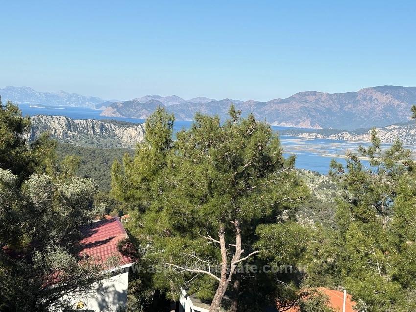 Продается Земельный Участок Площадью 1000 М2 С Видом На Море В Жилом Районе Деревни Гёкбель.